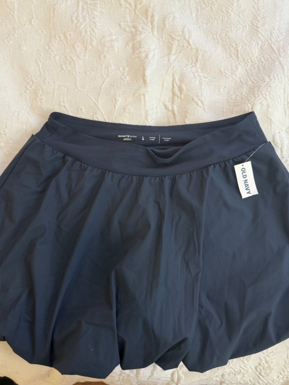 🌷2/15 Old Navy Active Blue Bubble Skort NWT Size Large - Picture 2 of 4